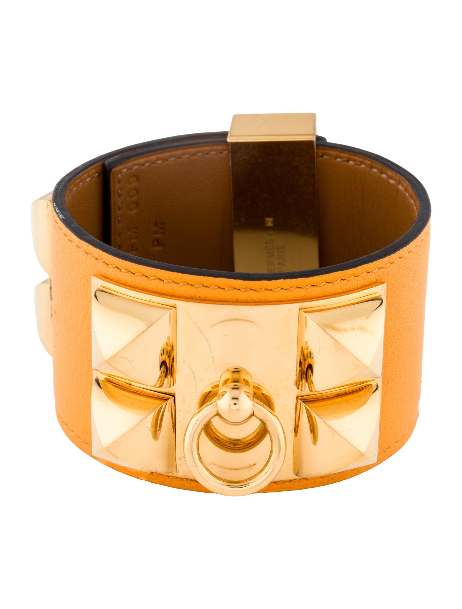 Hermès Leather Collier de Chien Wrap Bracelet